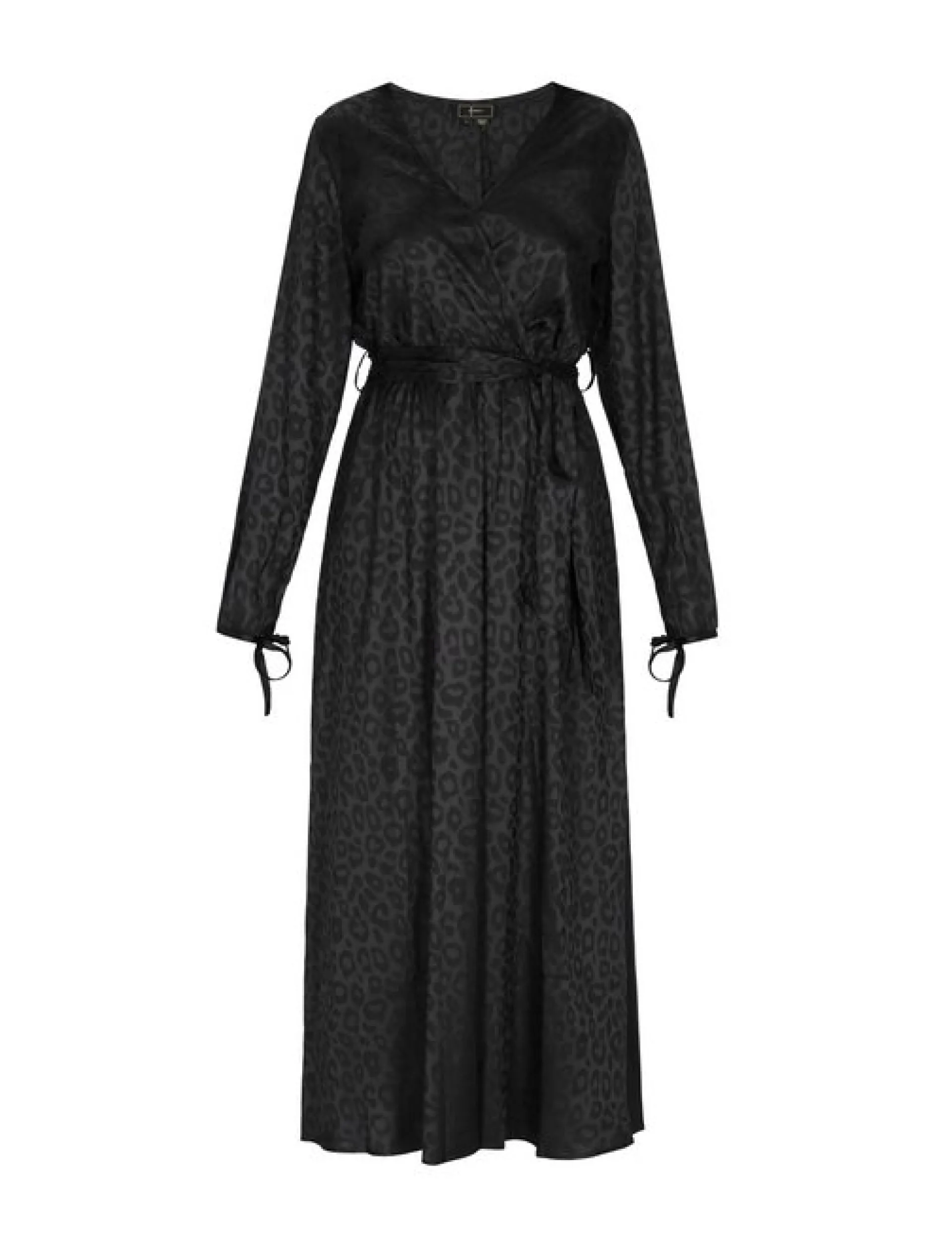 Faina Damen Kleid in schwarz - Länge: mittel