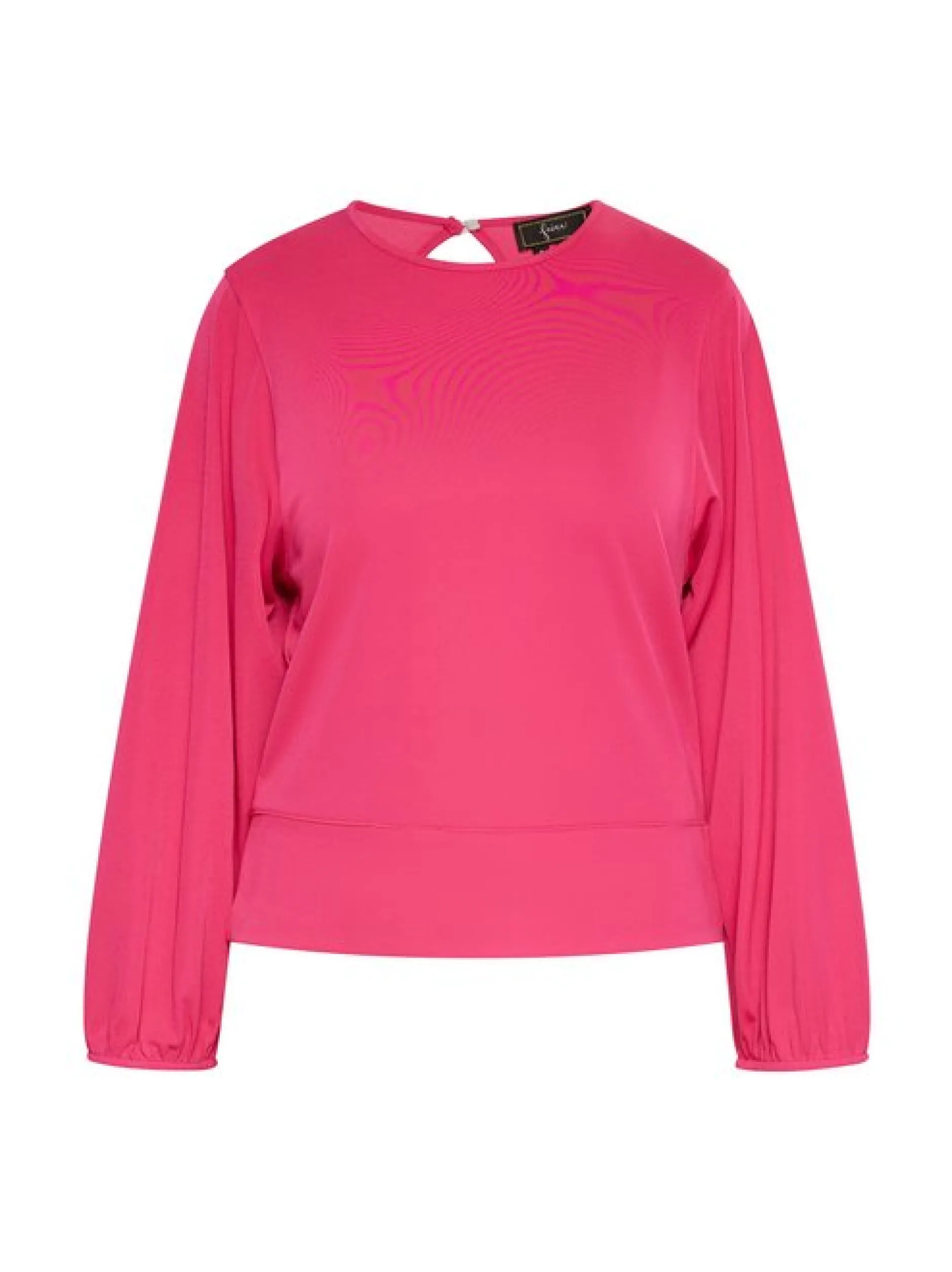 Faina Damen Langarmshirt in pink - Ausschnitt: Rundhals