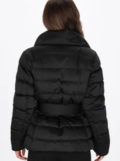 Faina Damen Mantel in schwarz