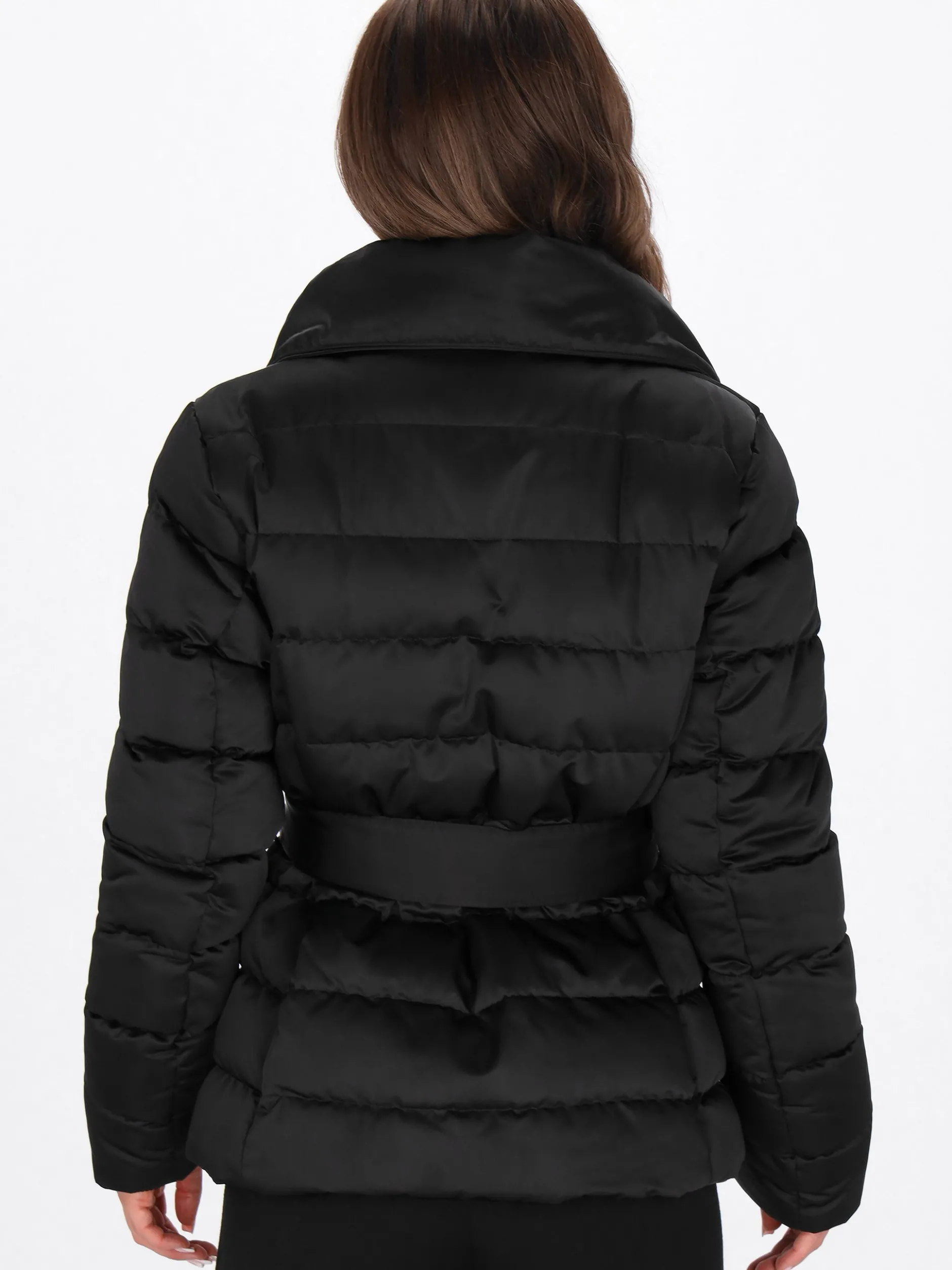 Faina Damen Mantel in schwarz