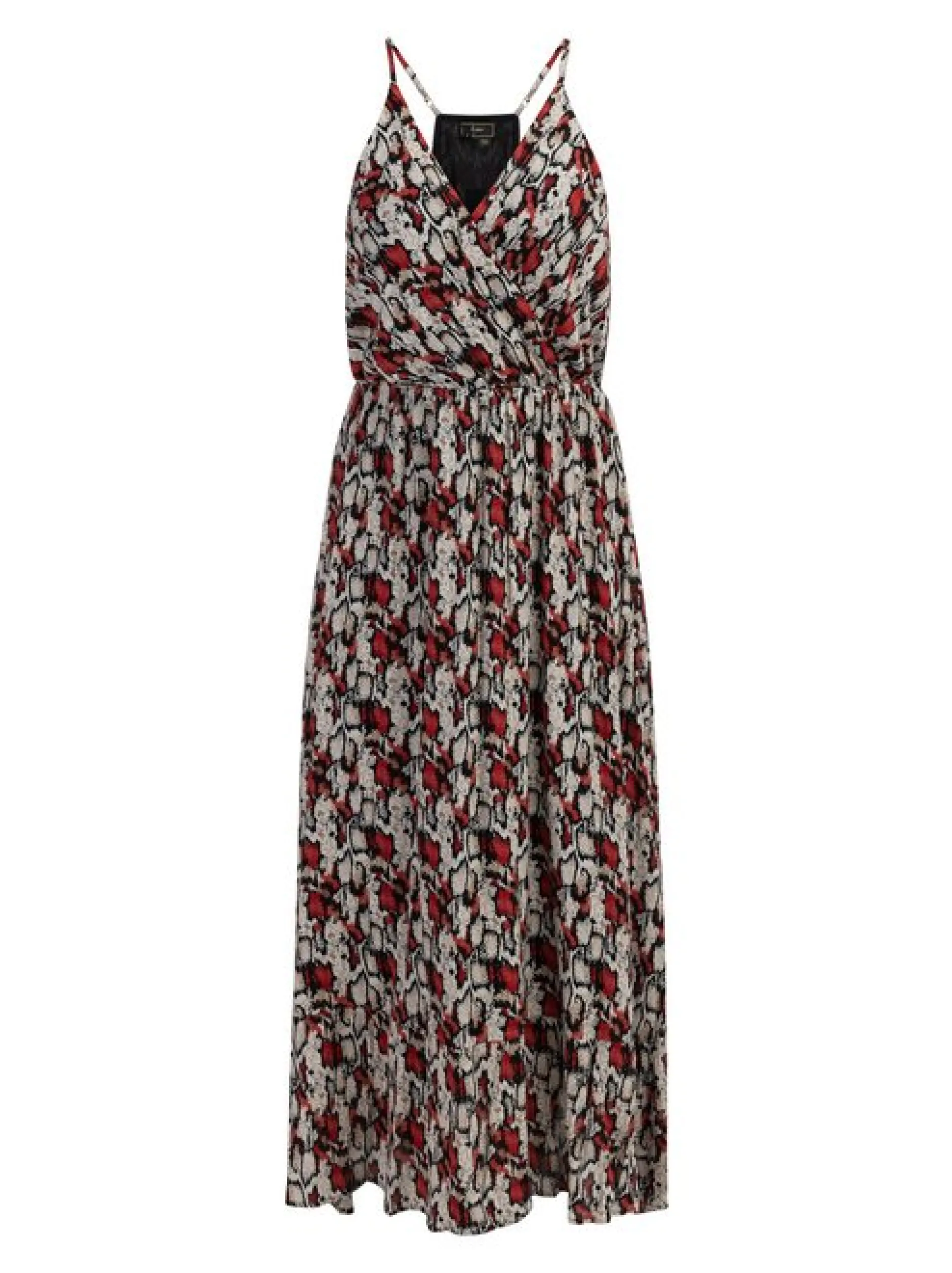 Faina Damen Maxikleid in mehrfarbig - Länge: mittel