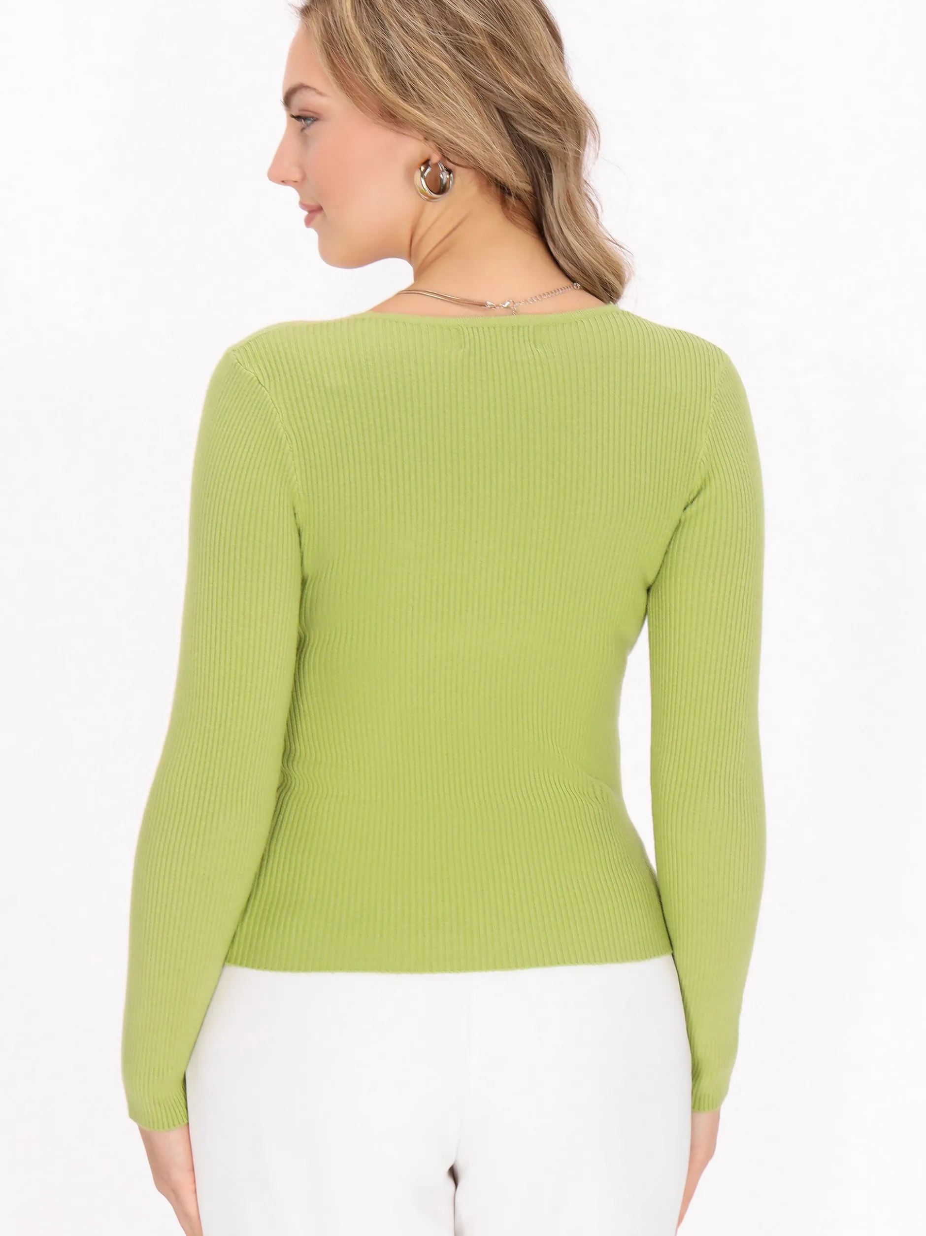 Faina Damen Pullover in grün