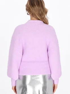 Faina Damen Pullover in lila
