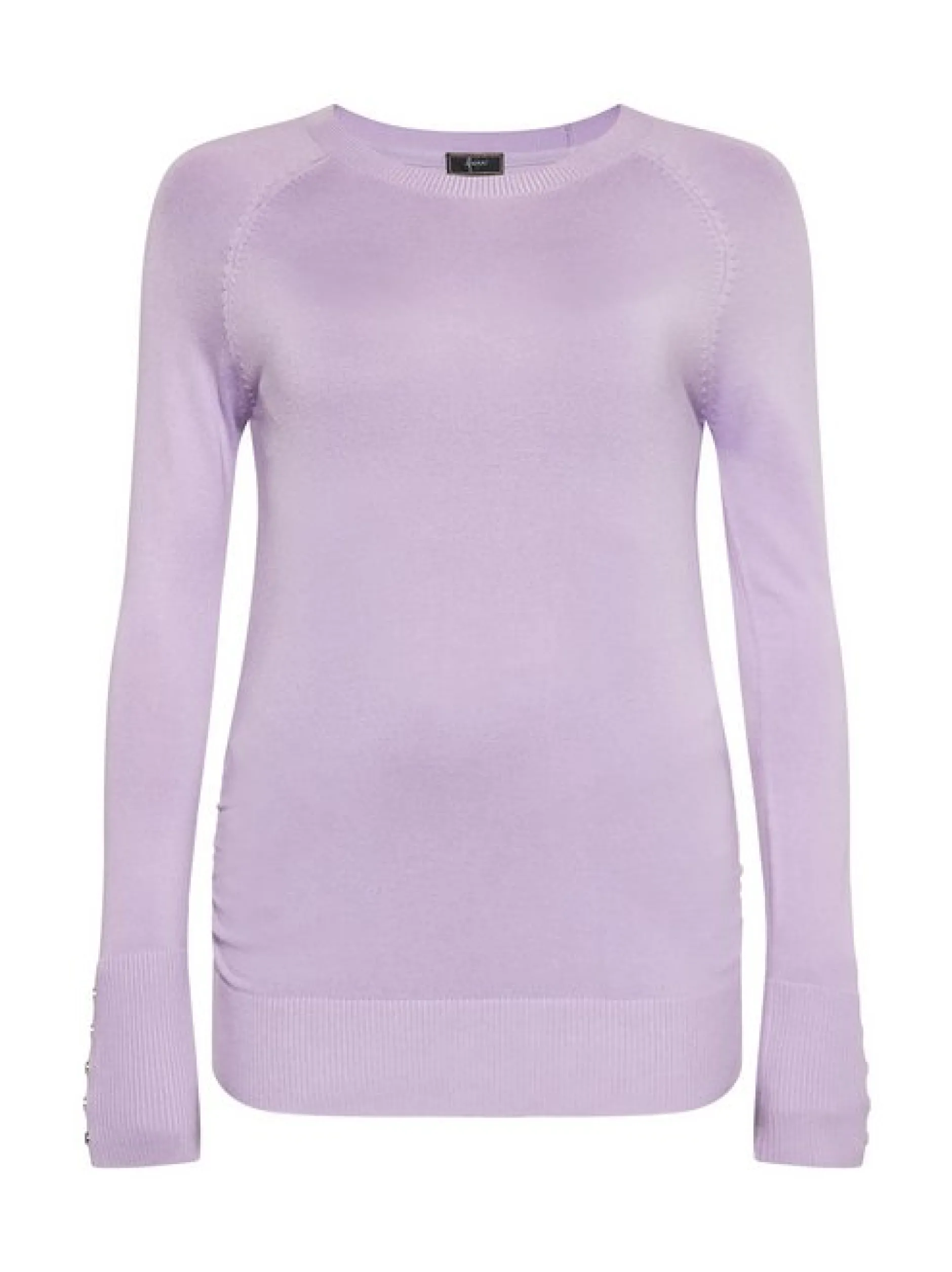 Faina Damen Pullover in lila - Ausschnitt: Rundhals