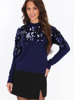 Faina Damen Pullover in marine