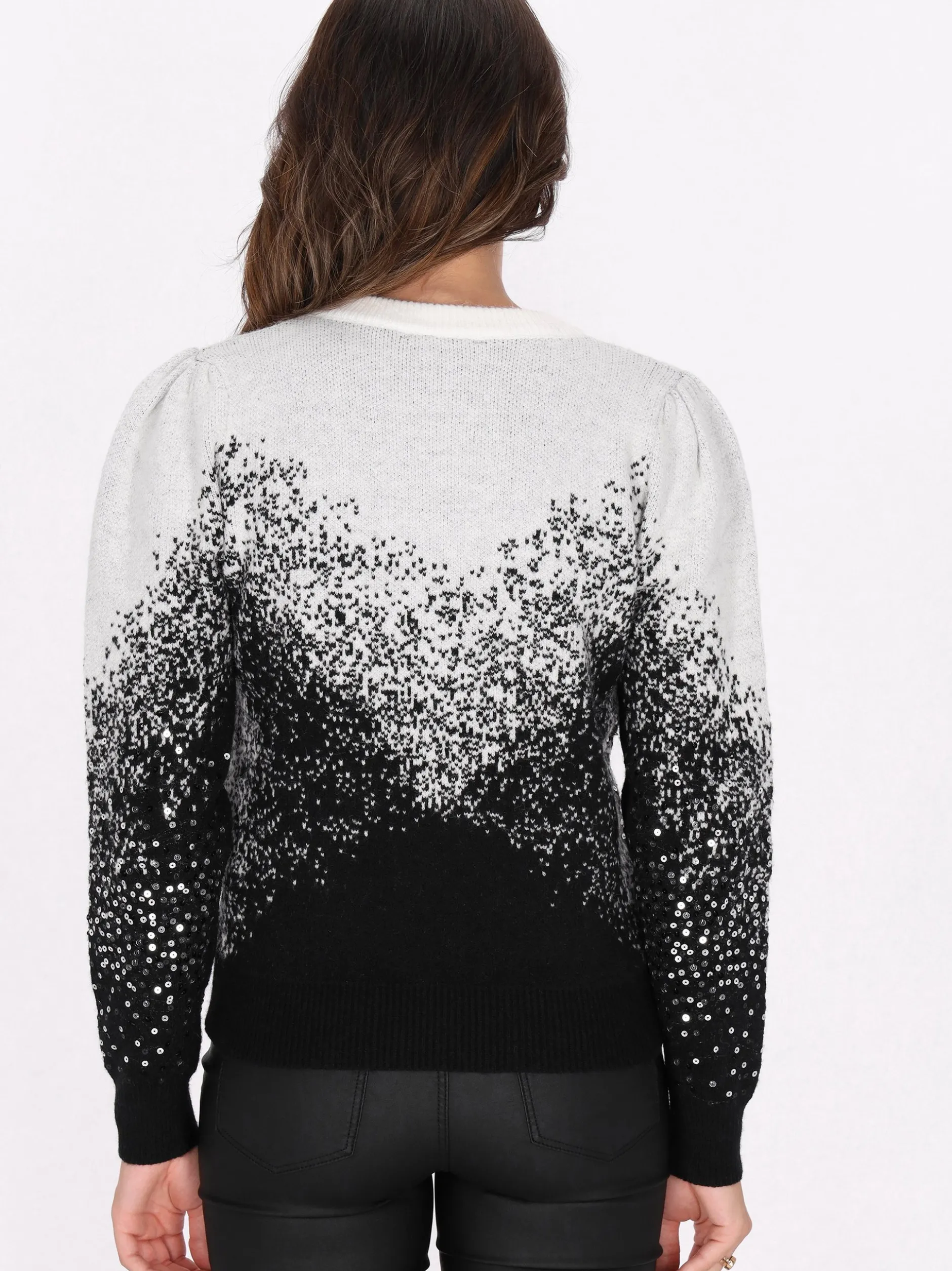 Faina Damen Pullover in schwarz