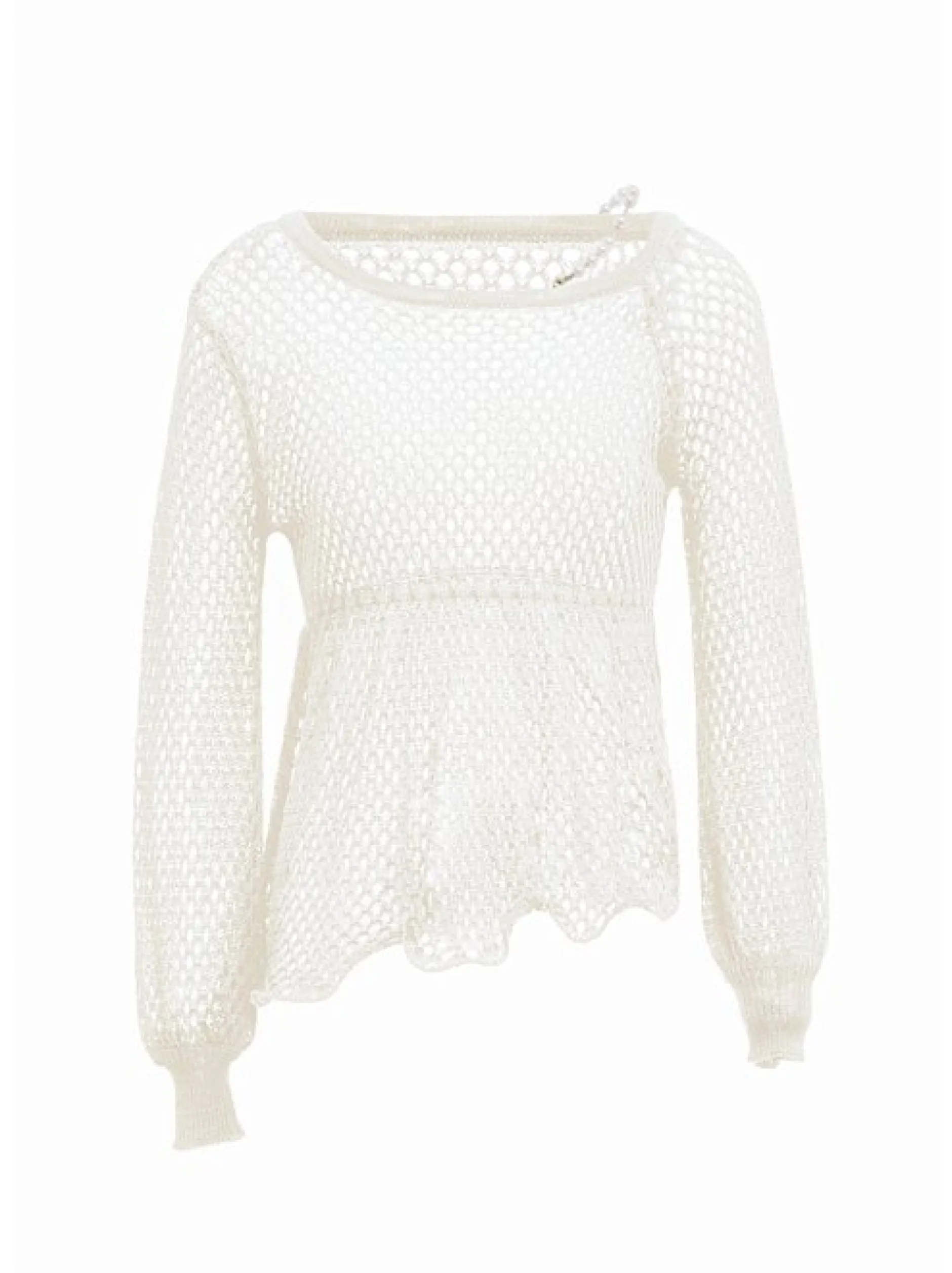 Faina Damen Pullover in weiß