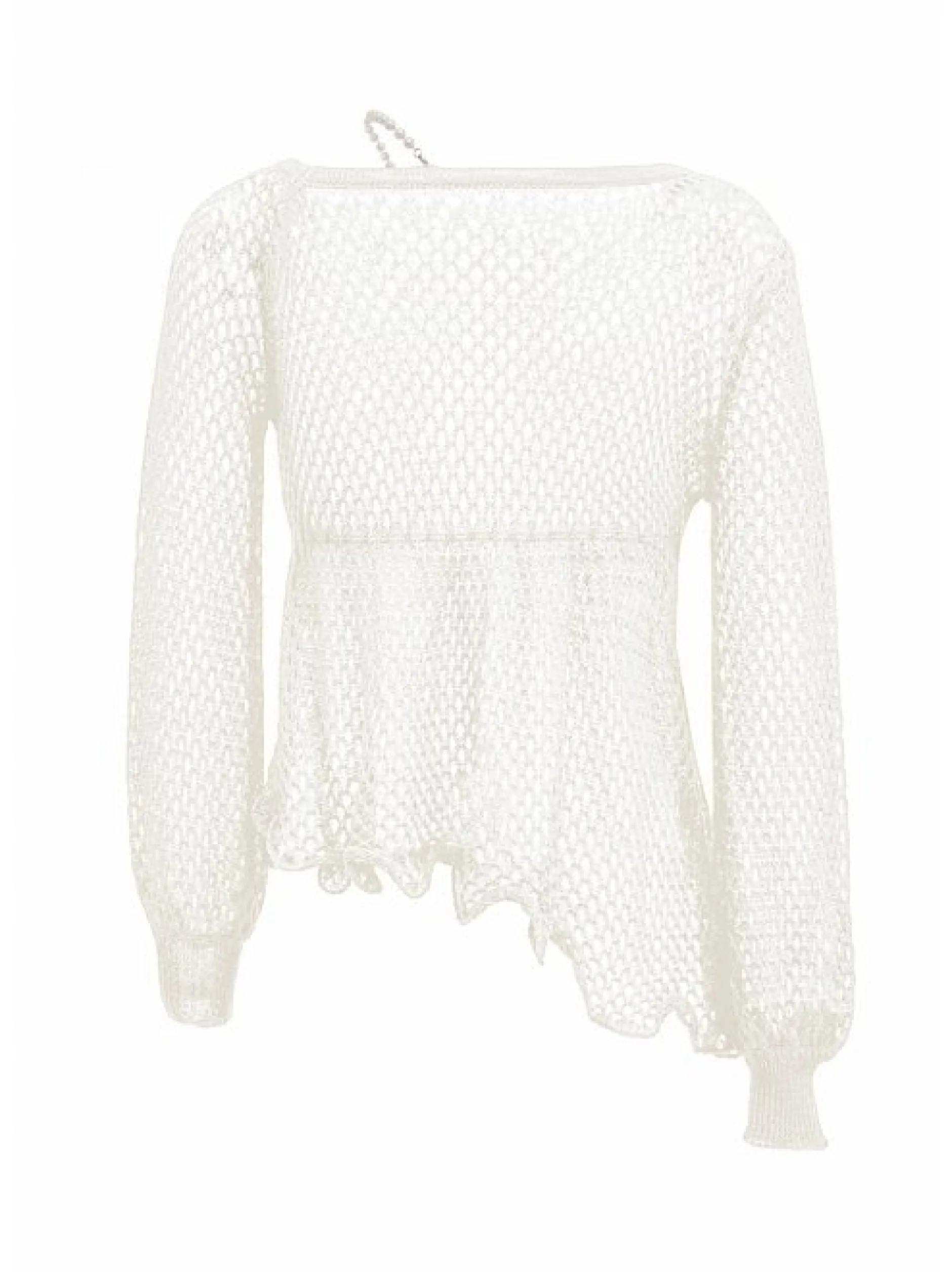 Faina Damen Pullover in weiß
