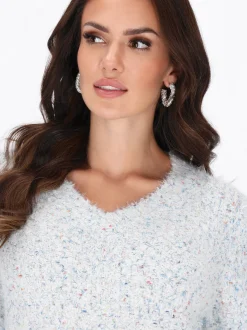 Faina Damen Pullover in weiß