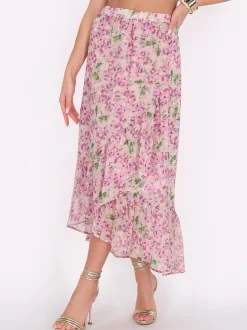 Faina Damen Rock in lila