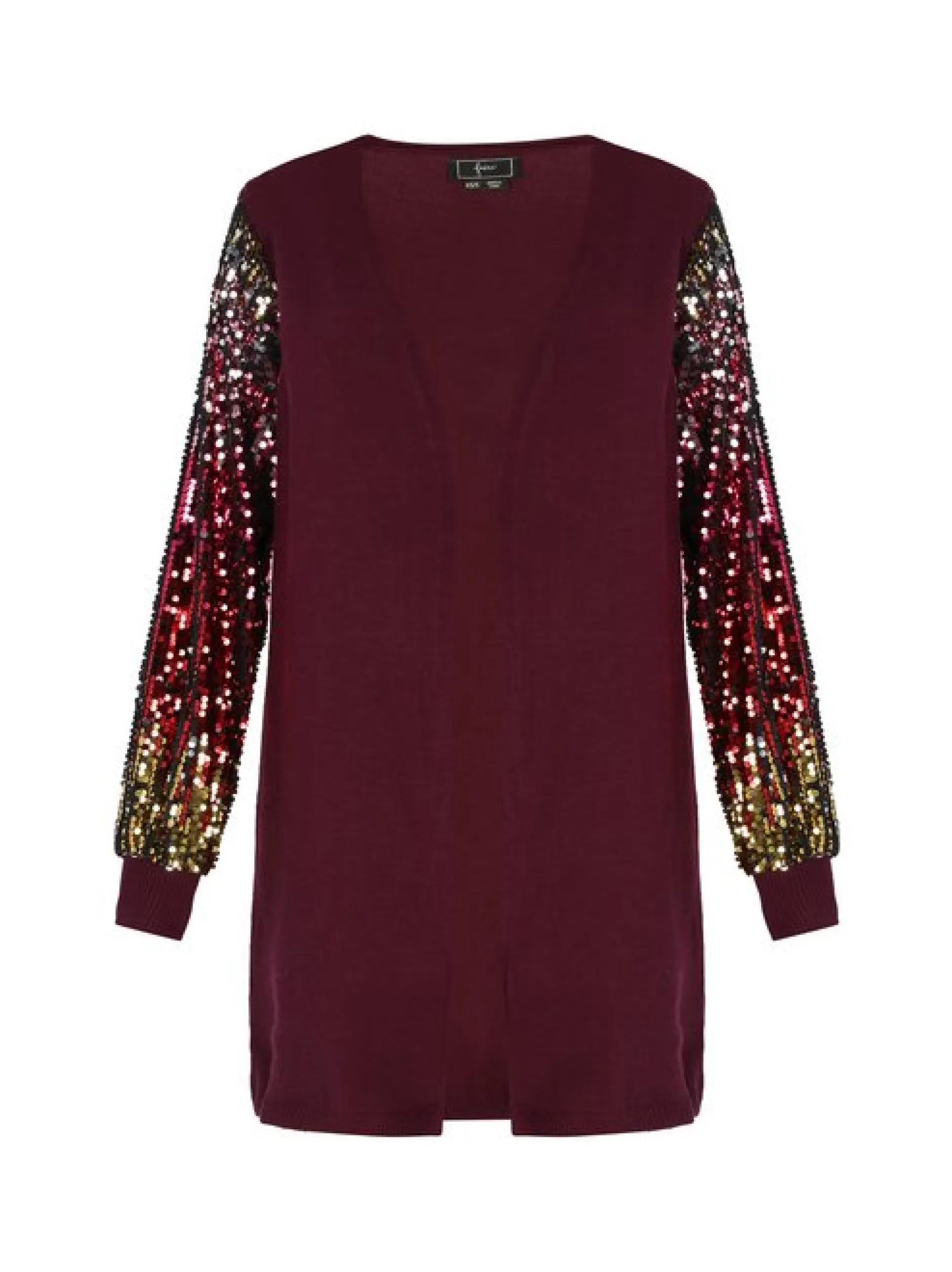 Faina Damen Strickjacke in bordeaux