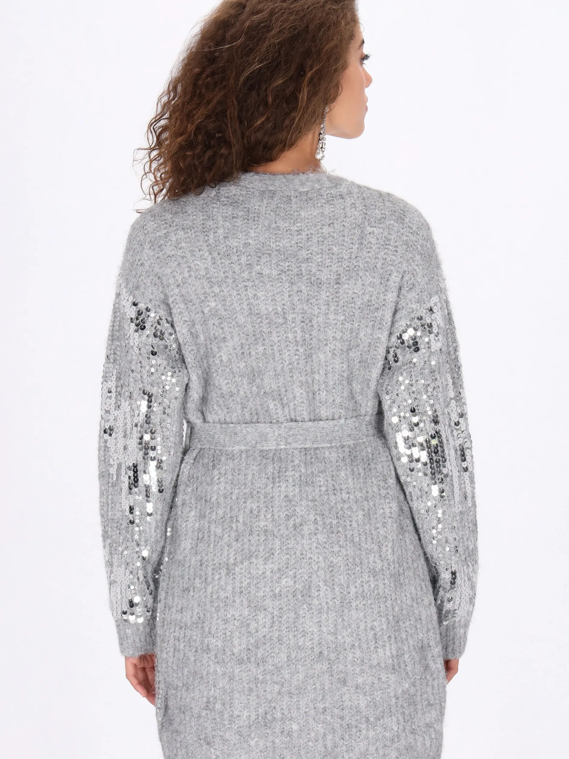 Faina Damen Strickjacke in grau