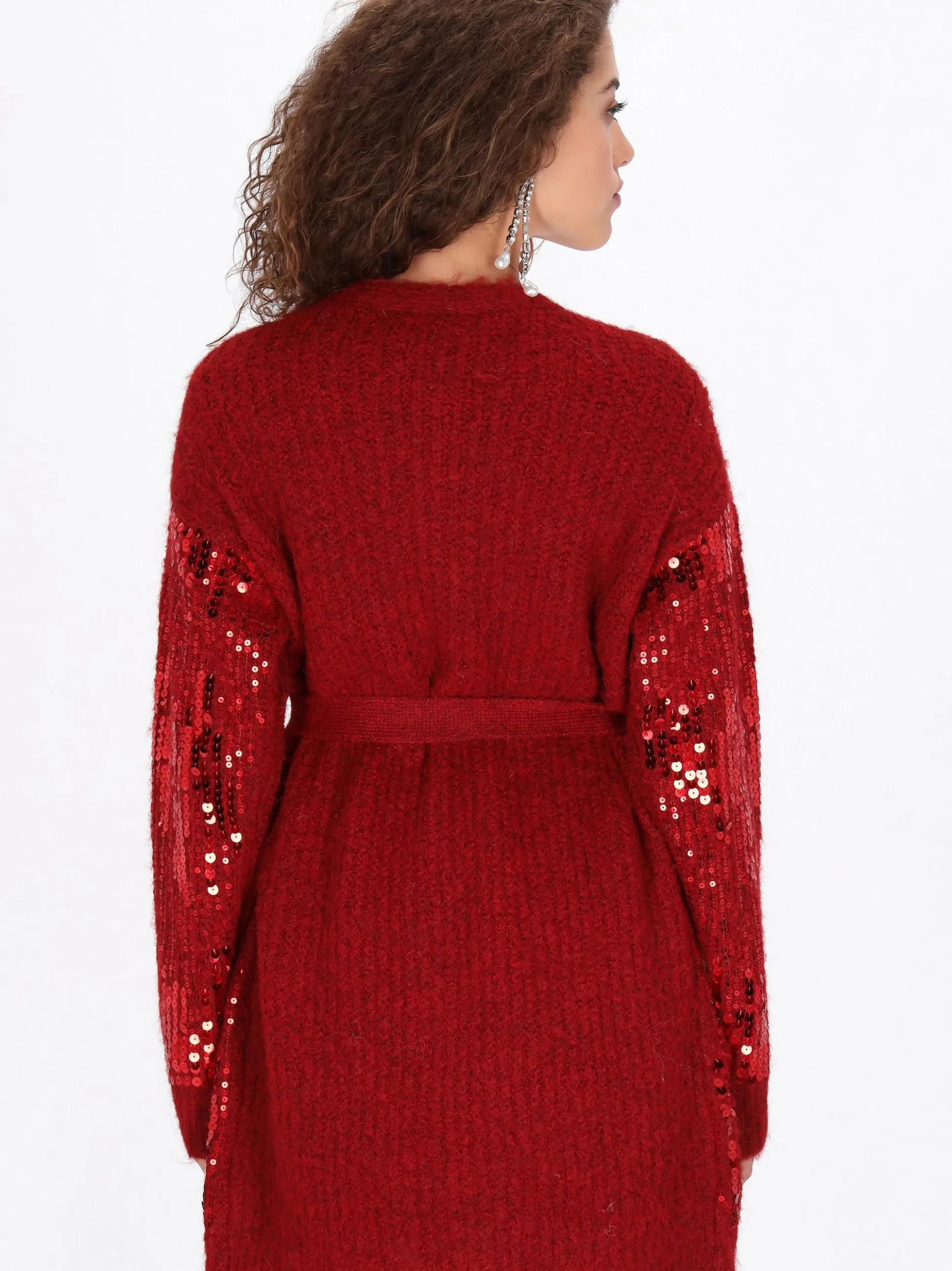Faina Damen Strickjacke in rot