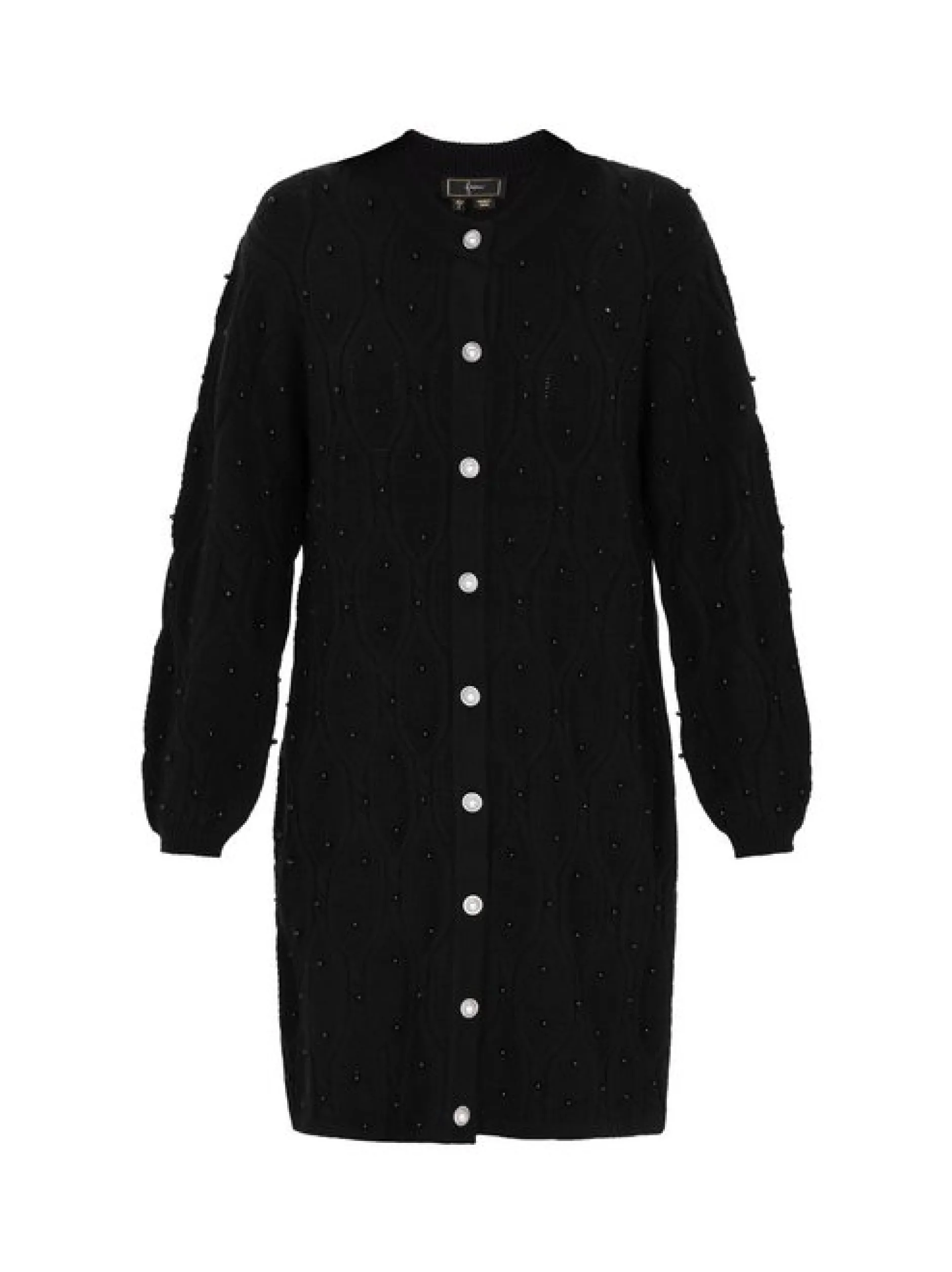 Faina Damen Strickjacke in schwarz