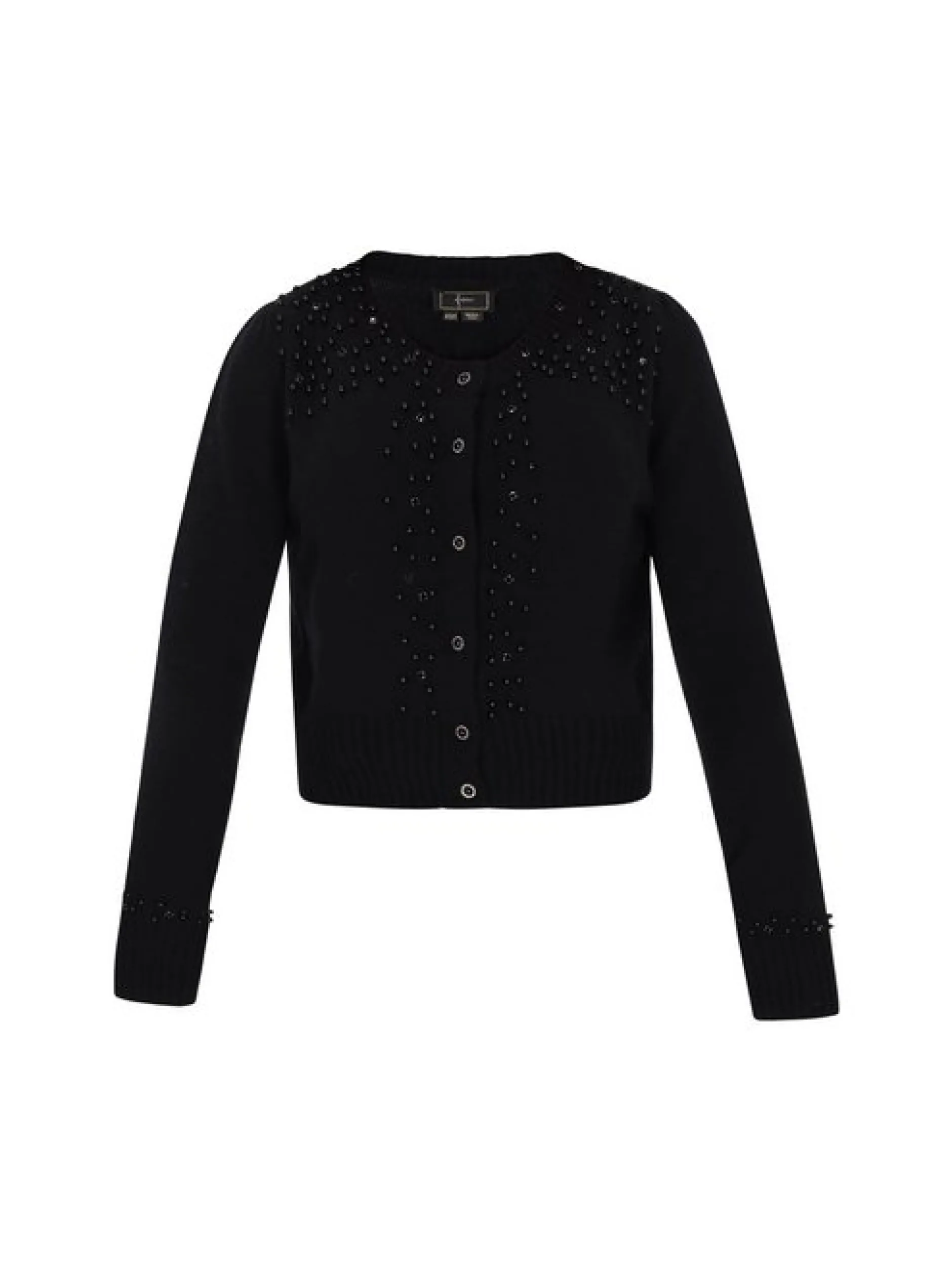 Faina Damen Strickjacke in schwarz