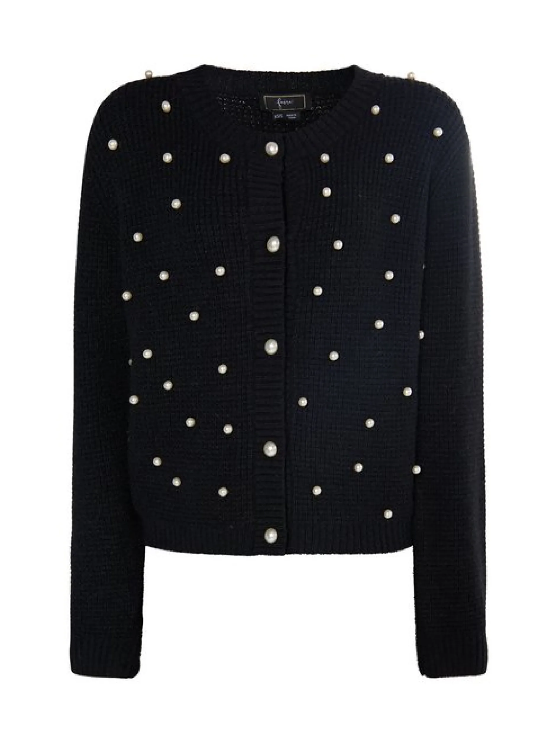 Faina Damen Strickjacke in schwarz