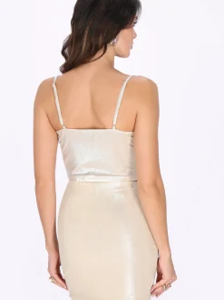 Faina Damen Top in ecru