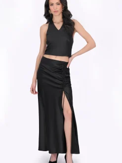 Faina Damen Top in schwarz