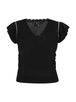 Faina Damen T-Shirt in schwarz