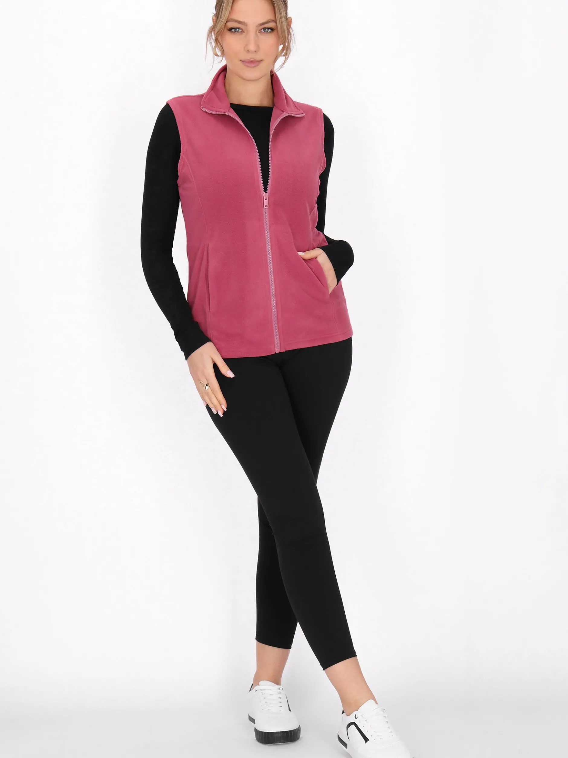 Faina Damen Weste in rosa