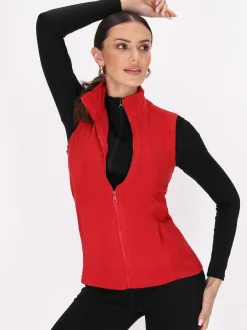 Faina Damen Weste in rot
