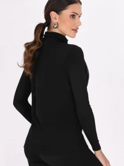 Faina Damen Weste in schwarz