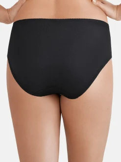 Felina Damen Hüftslip - Swiss Broderie in schwarz