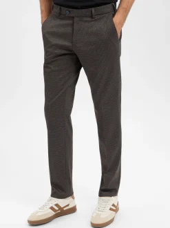 Finshley & Harding Herren Baukasten-Hose in anthrazit marine