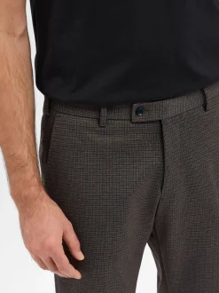 Finshley & Harding Herren Baukasten-Hose in anthrazit marine