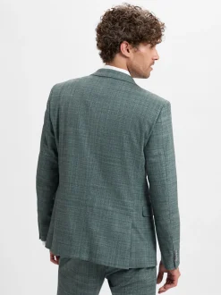 Finshley & Harding Herren Baukasten-Sakko in grau tanne