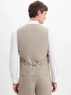 Finshley & Harding Herren Baukasten-Weste - Max in beige