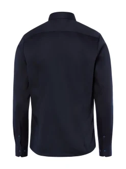 Finshley & Harding Herren Businesshemd - bügelfrei in marine