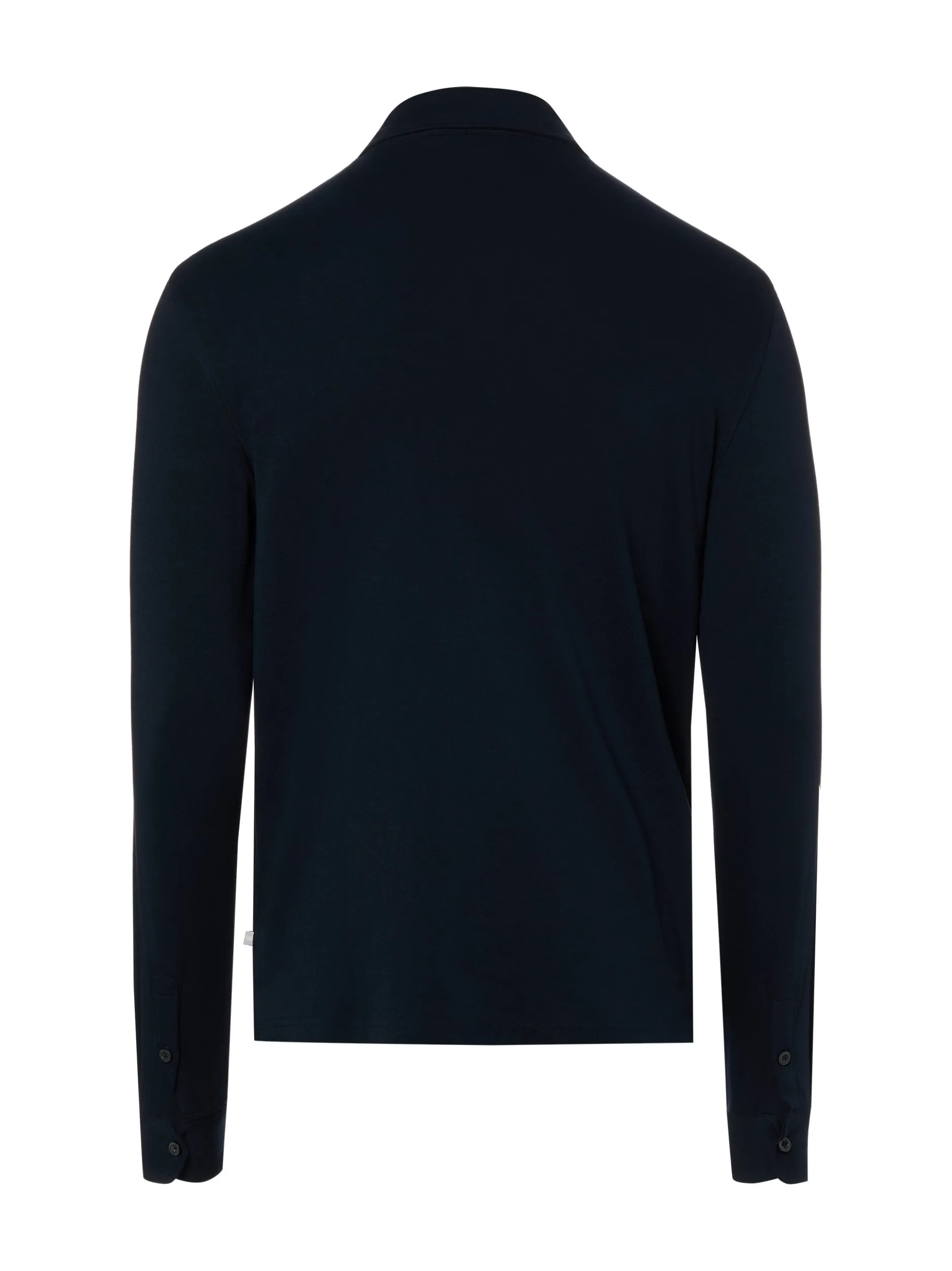 Finshley & Harding Herren Polo-Langarmshirt in marine