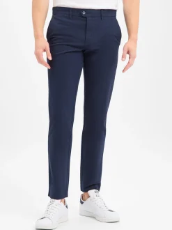 Finshley & Harding Herren Stoffhose - Dylan in marine
