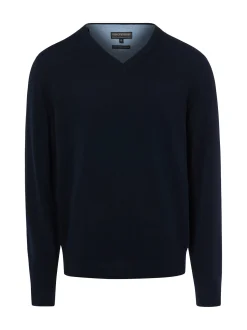 Finshley & Harding Herren Strickpullover in marine