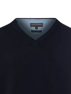 Finshley & Harding Herren Strickpullover in marine