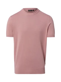 Finshley & Harding Herren Strickshirt in altrosa