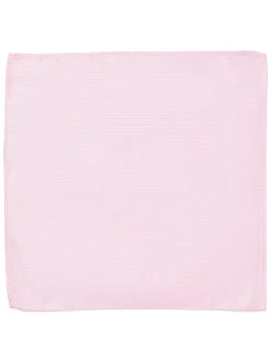 Finshley & Harding London Herren Krawatte und Einstecktuch aus Seide in rosa