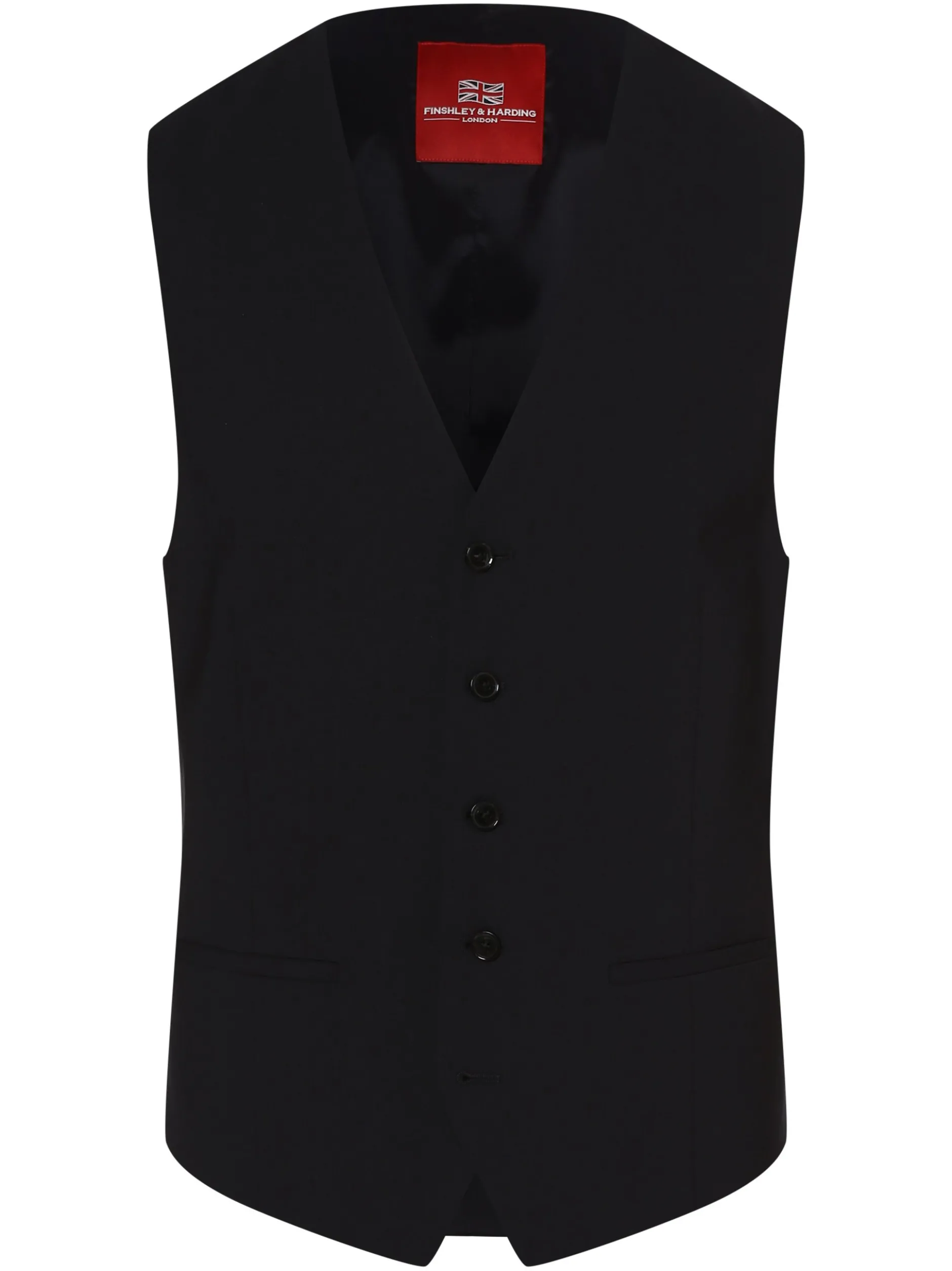 Finshley & Harding London Herren Baukasten-Weste - Wesdon in marine