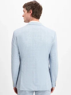 Finshley & Harding London Herren Baukasten-Anzugsakko - Brixdon in hellblau