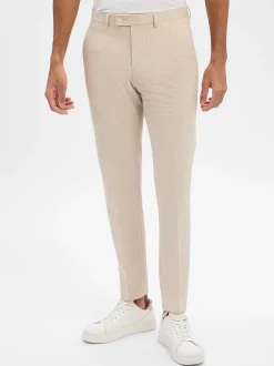 Finshley & Harding London Herren Baukasten-Hose in beige