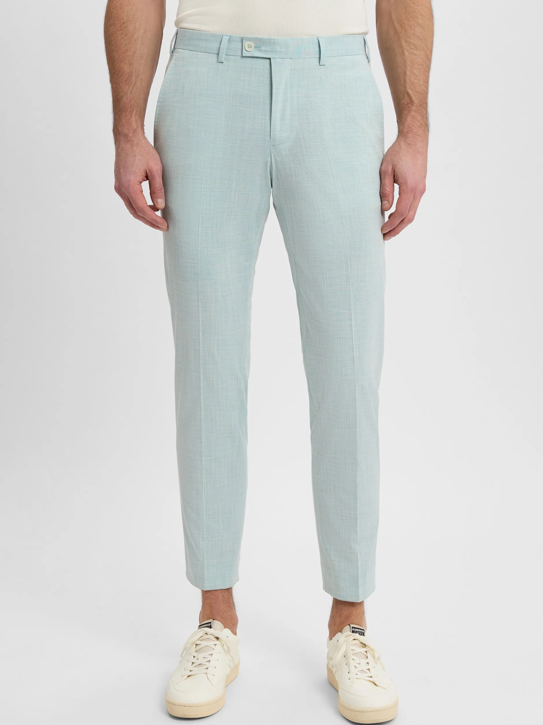 Finshley & Harding London Herren Baukasten-Hose in mint