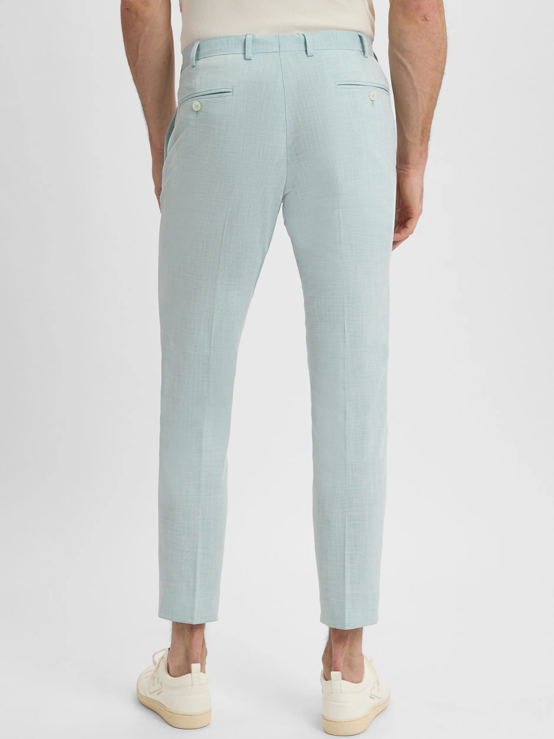 Finshley & Harding London Herren Baukasten-Hose in mint