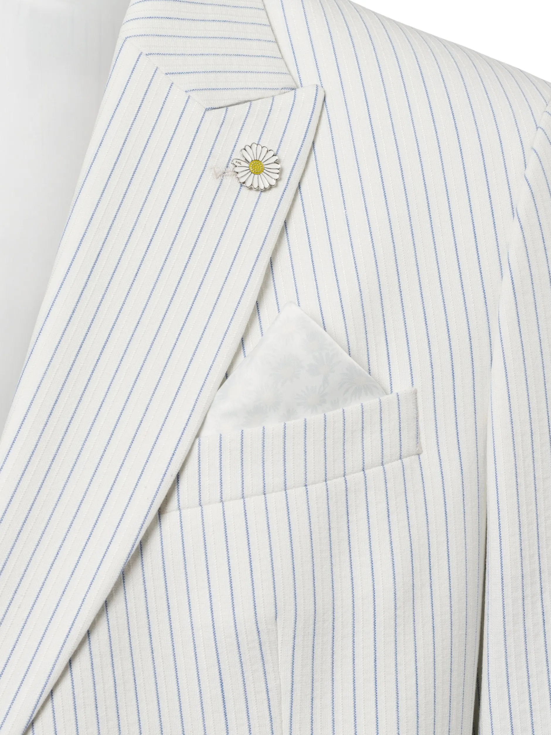 Finshley & Harding London Herren Baukasten-Sakko - Berry in ecru blau