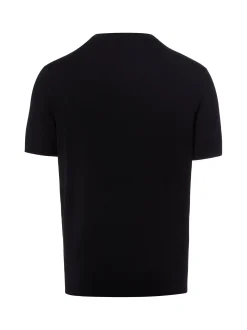 Finshley & Harding London Herren Strick-Shirt in marine