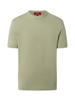 Finshley & Harding London Herren Strick-Shirt in schilf