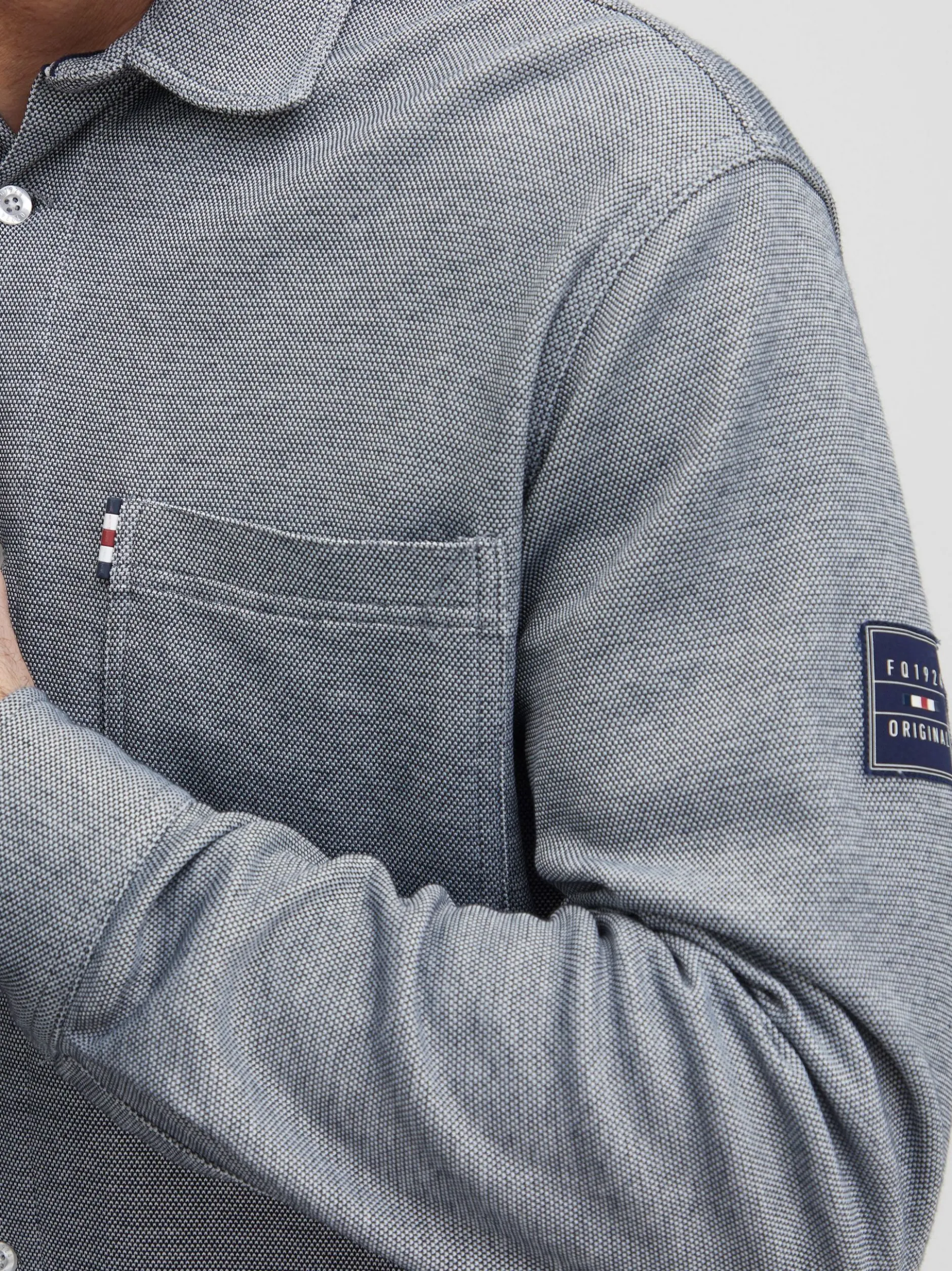 FQ1924 Herren Hemdjacke - FQOliver in blau