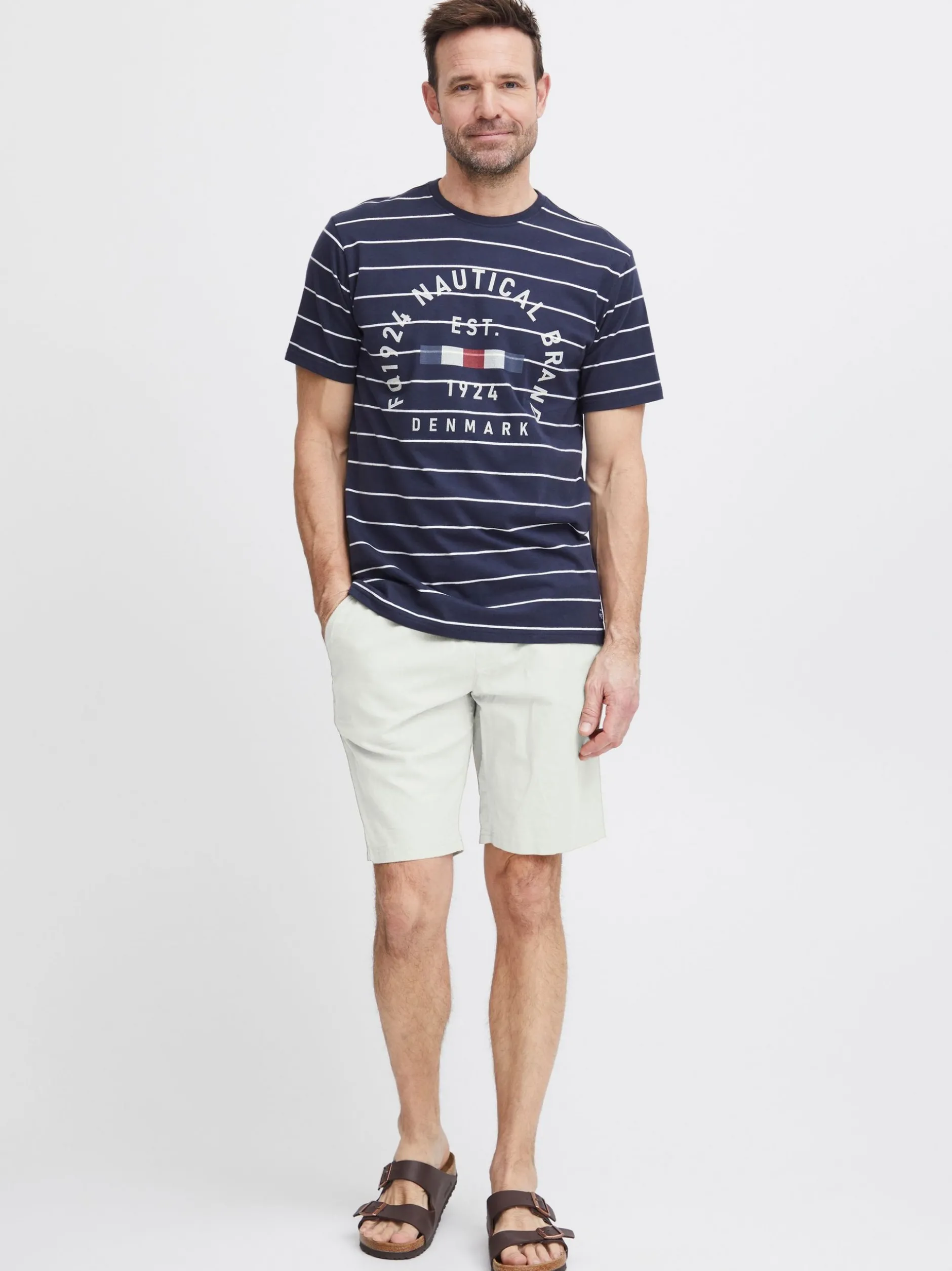 FQ1924 Herren Leinenshorts - CFHenry in weiß