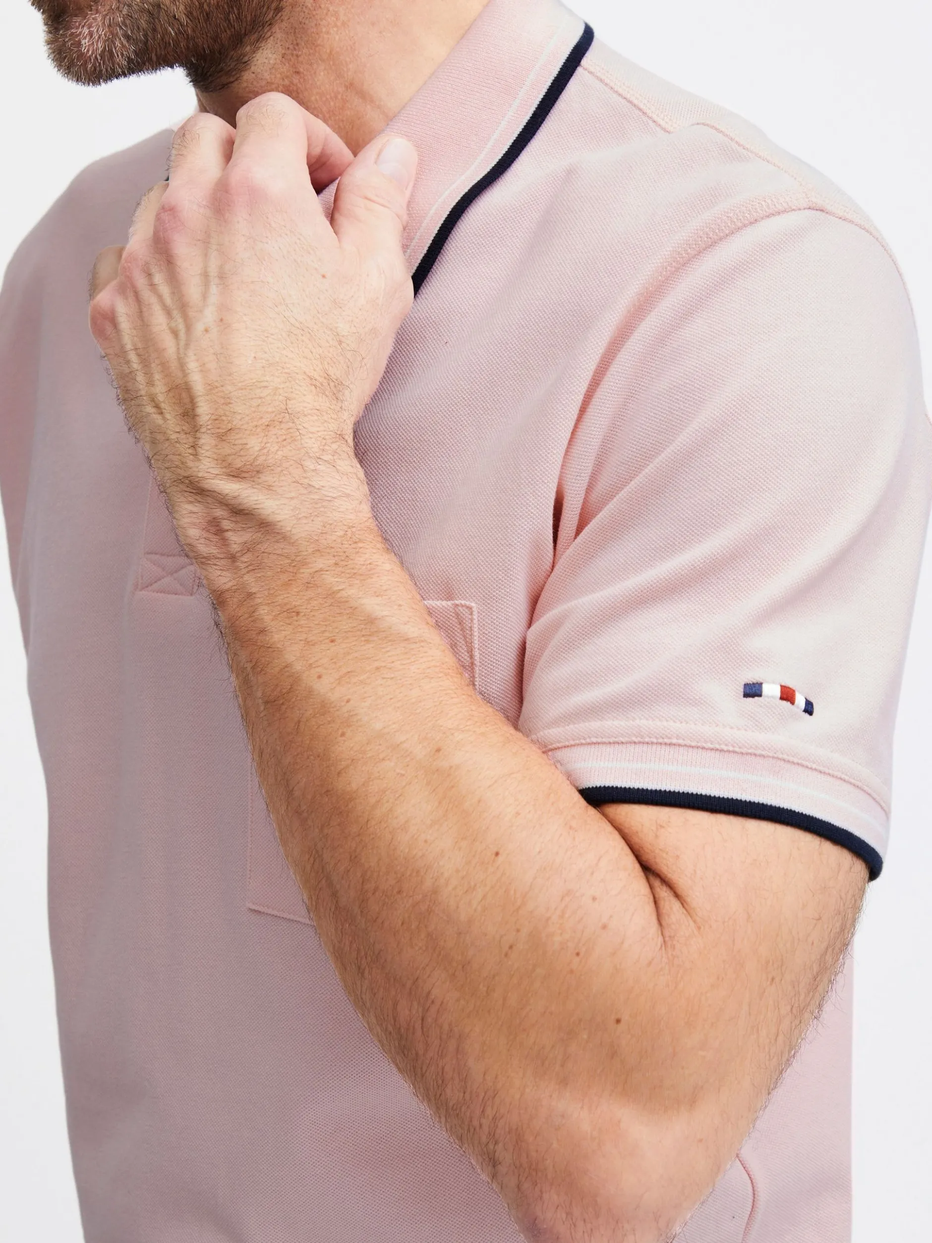 FQ1924 Herren Poloshirt - FQPeter in rosa