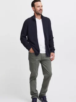 FQ1924 Herren Strickjacke - FQKyle in blau